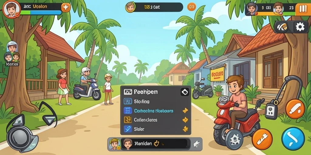 vt38 - Karakter heroik dalam aksi di gameplay.